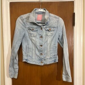 Polo Jockey Club Kids Jean Jacket. Longsleeve faded denim Size S.   ‎ 
L1